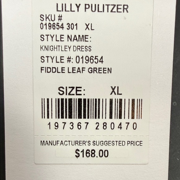 Lilly Pulitzer Emerald Green Dress - Picture 9 of 9